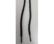 Cadarço Roliço 120 cm - 4 mm - 72 pares - PRETO - 100% Algodão - Ref. 456 N